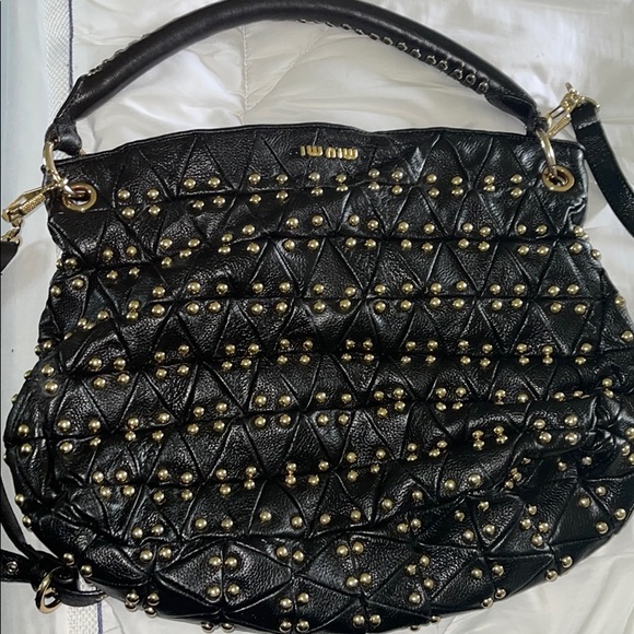 MIU MIU studded handbag - Picture 1 of 6